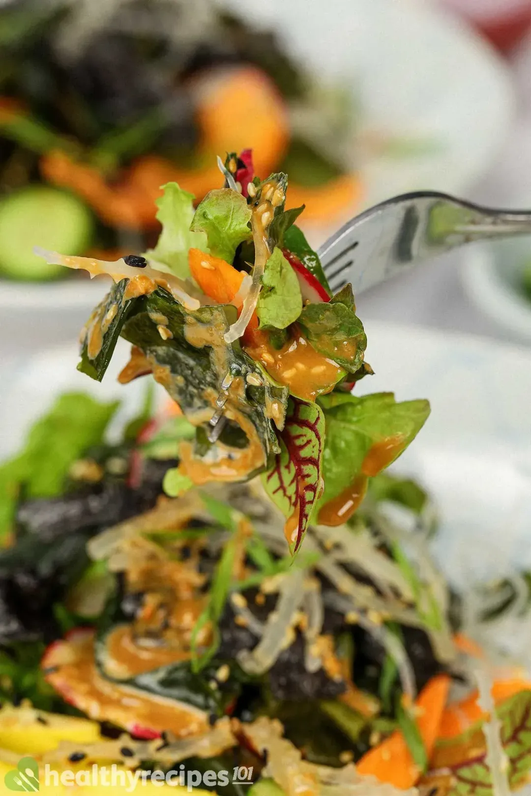 Homemade seaweed salad recipe