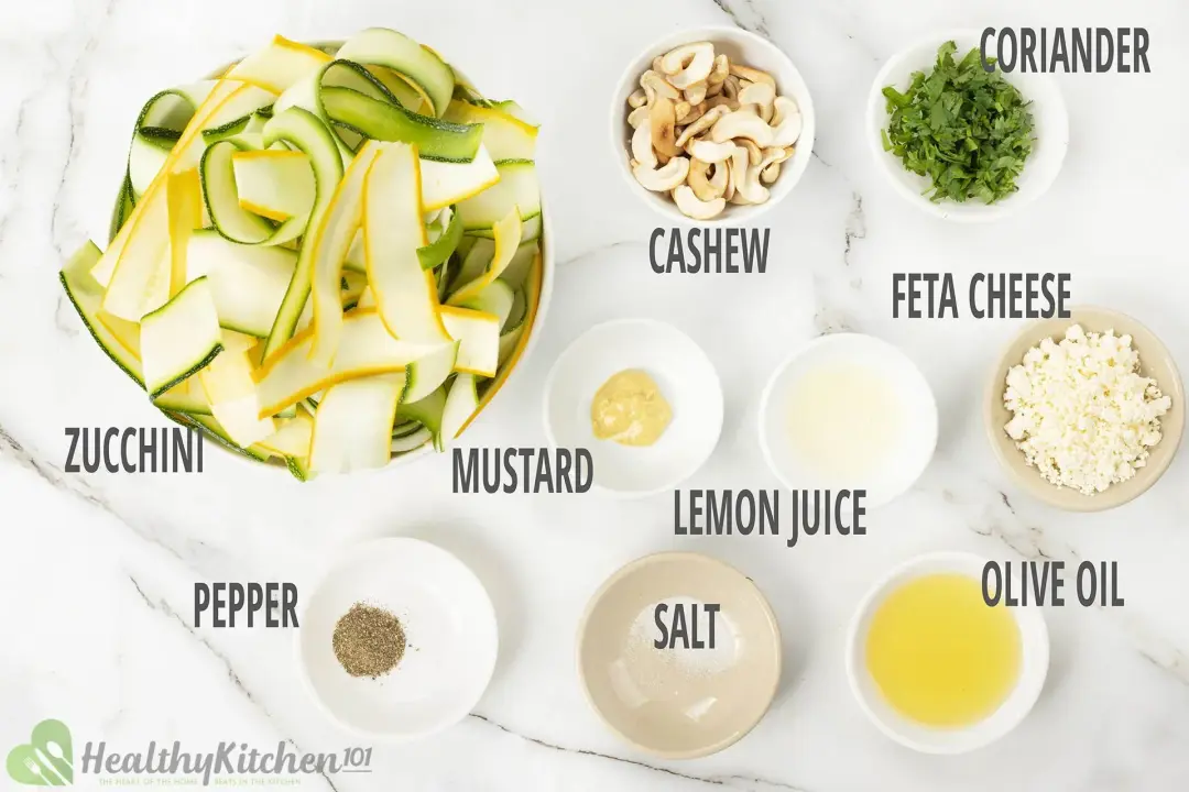 how to cut zucchini salad for salad