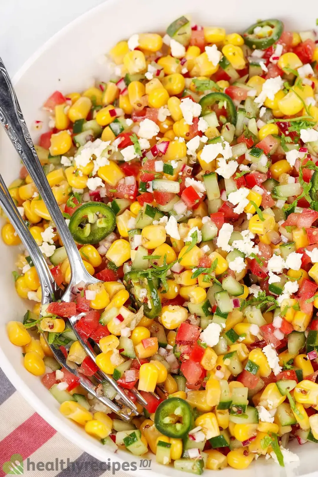 how our corn salad fits the heathy eating guidelines