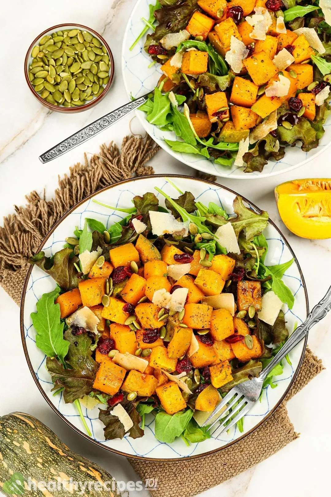 How to Peel and Cut Butternut Squash for Butternut Squash Salad