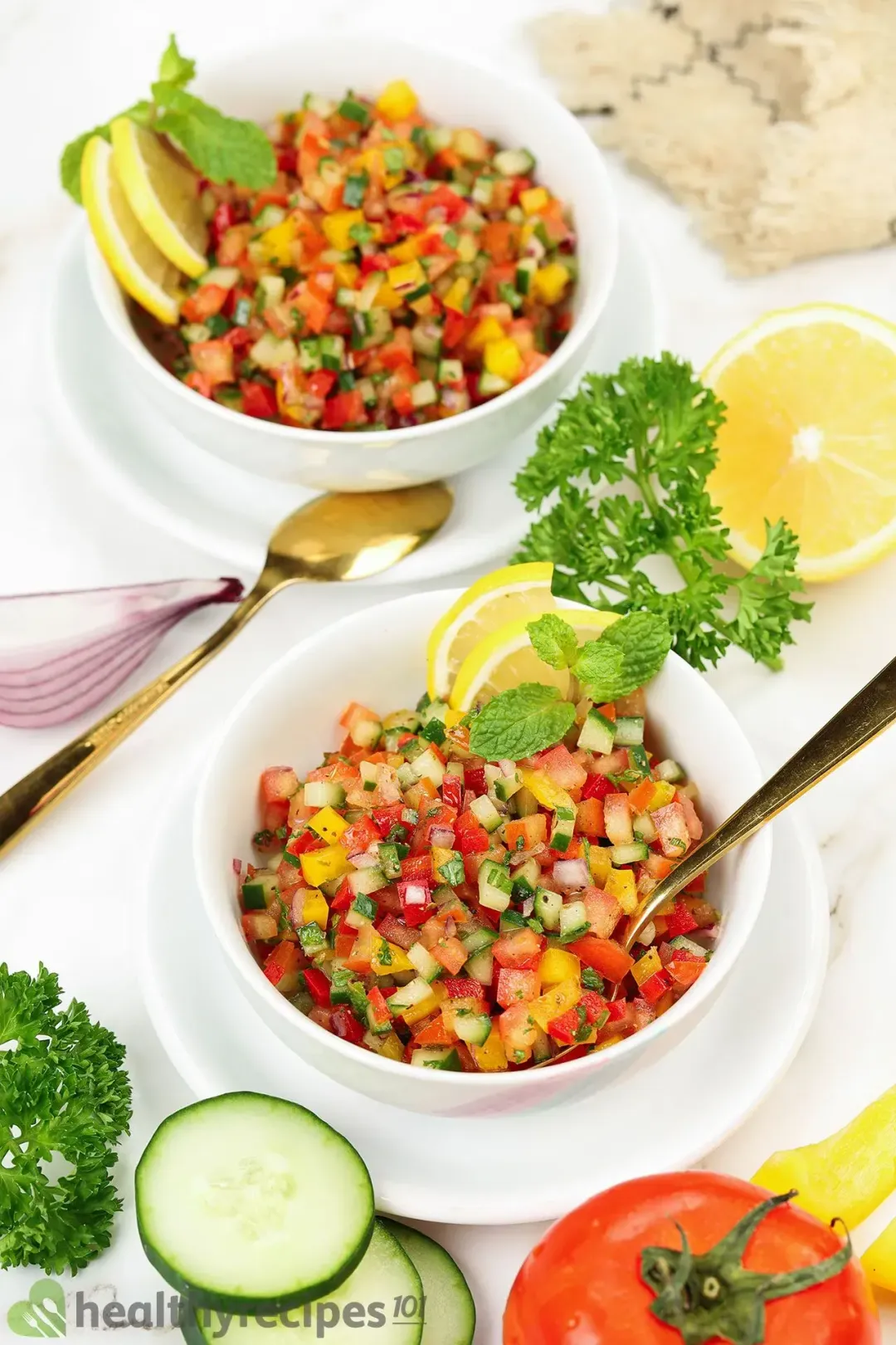 How to Prepare Ingredients for Israeli Salad