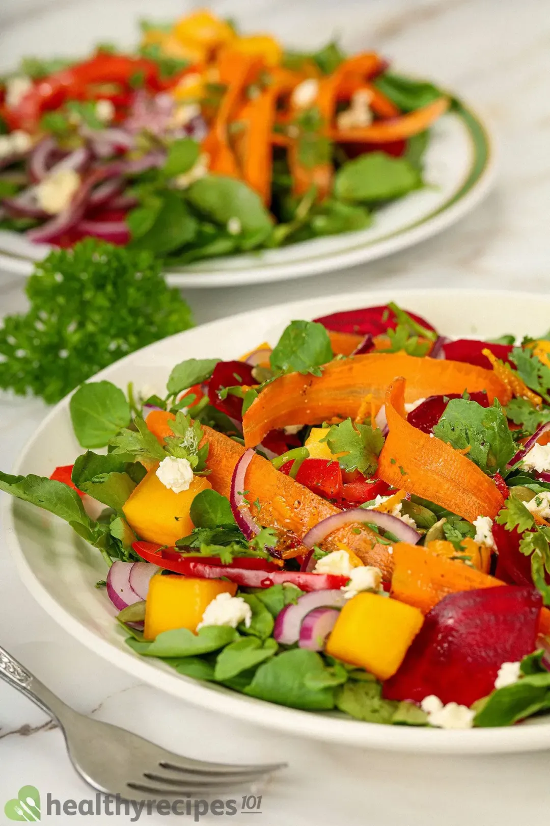 How to Store the Leftover spring salad