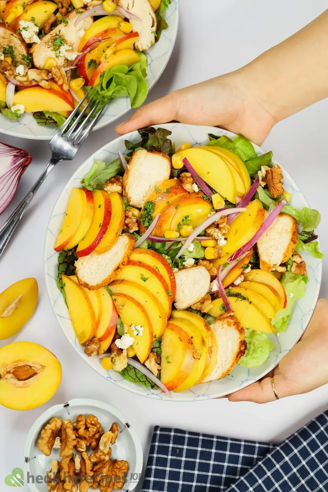 How to Store Leftovers Peach Salad