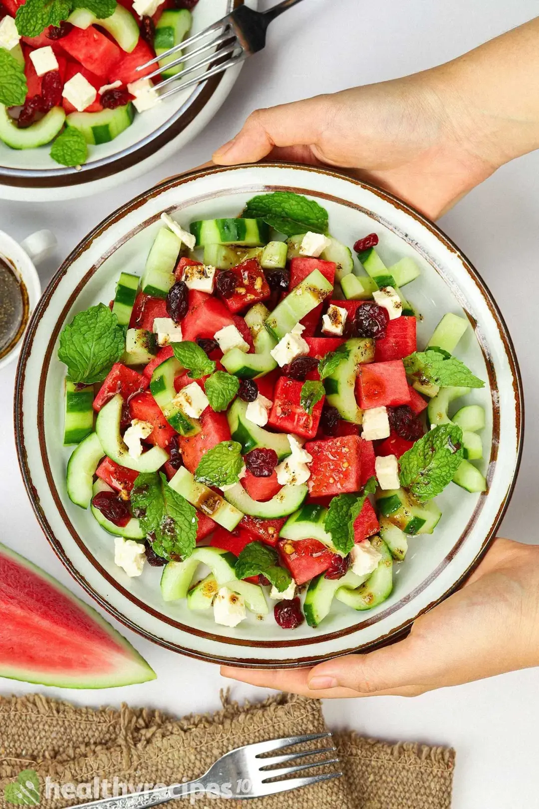 How to Store Leftovers Watermelon Cucumber Salad