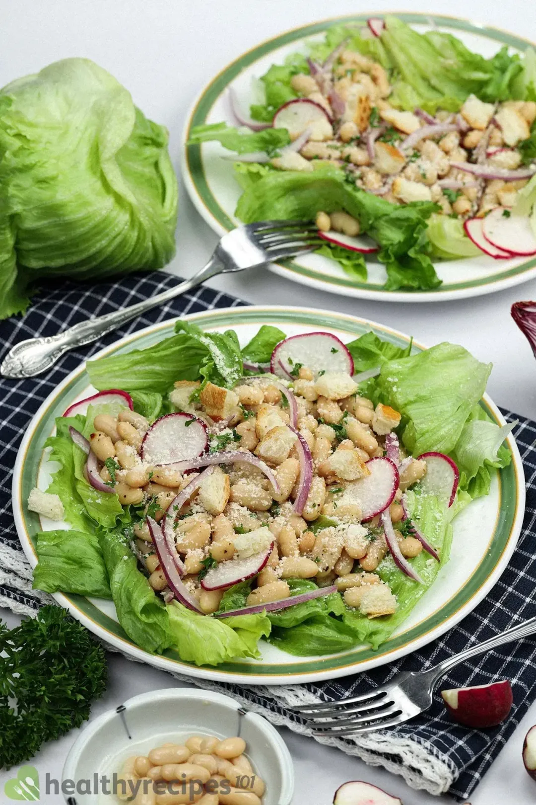 How to Store Leftovers White Bean salad
