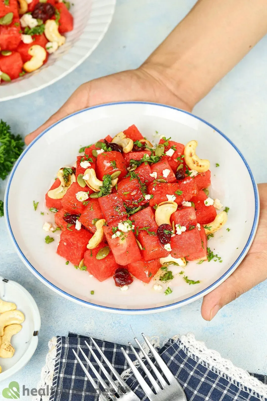 How to Store and Make Ahead watermelon salad
