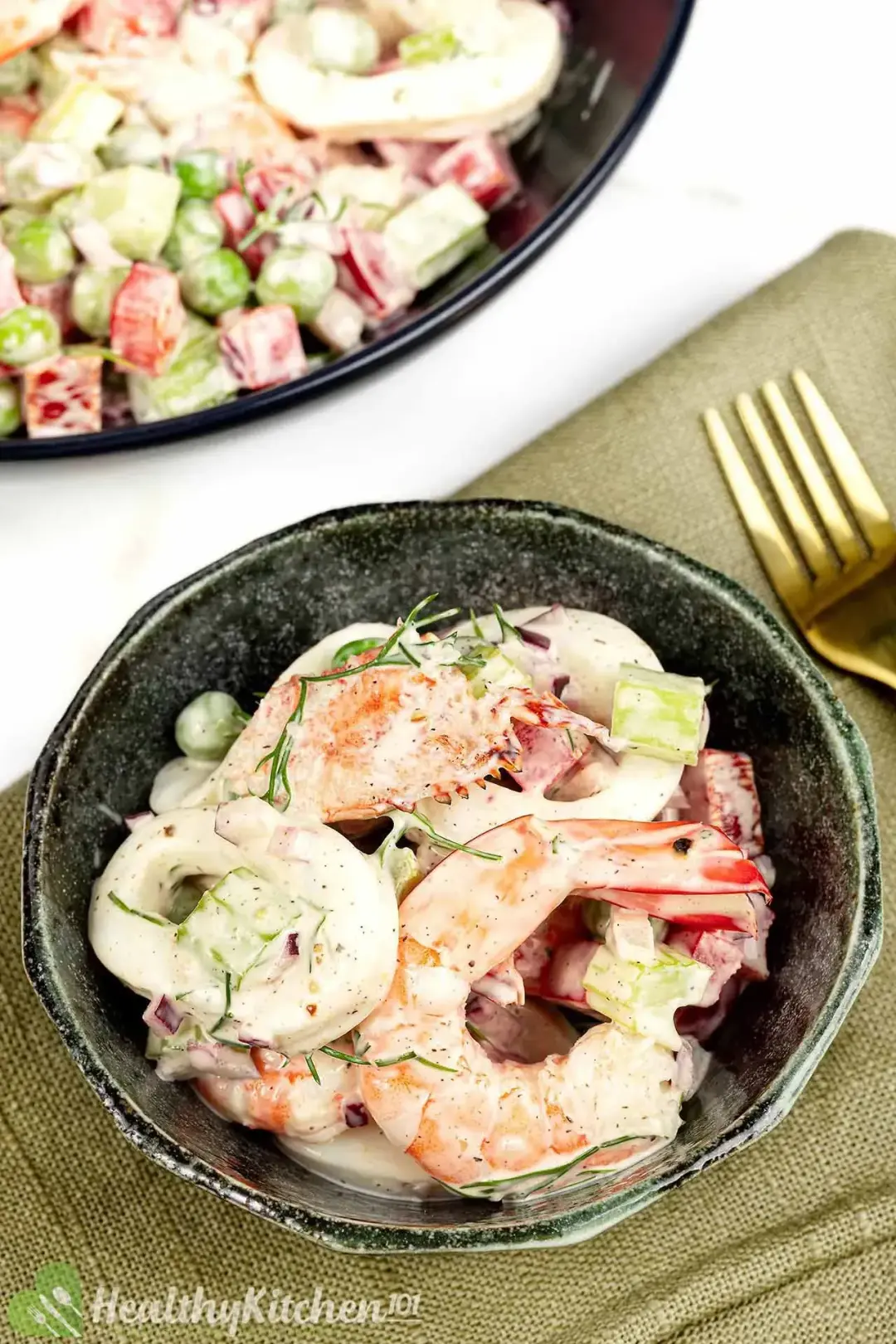 how to store seafood salad
