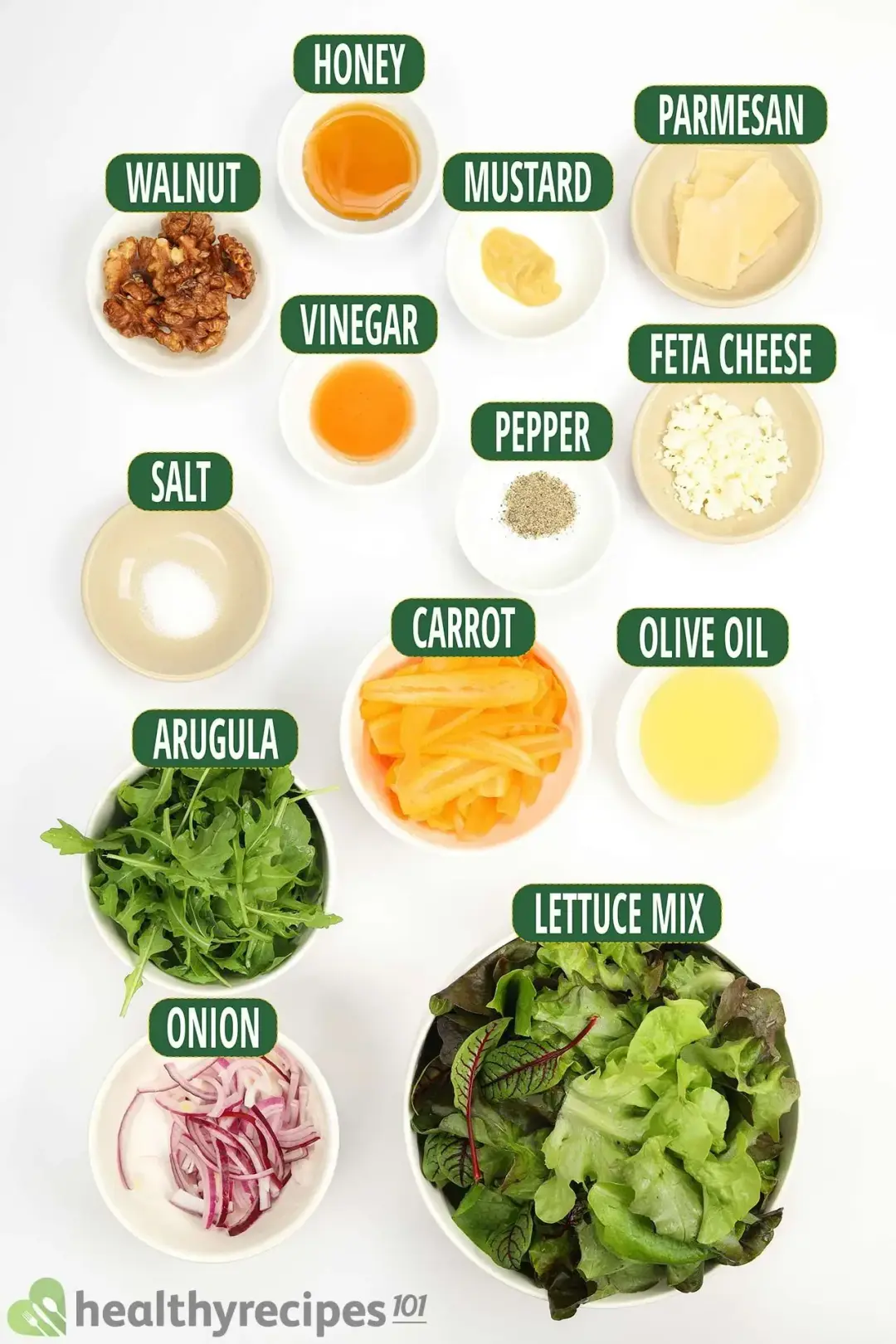 Ingredients for Salad Mix