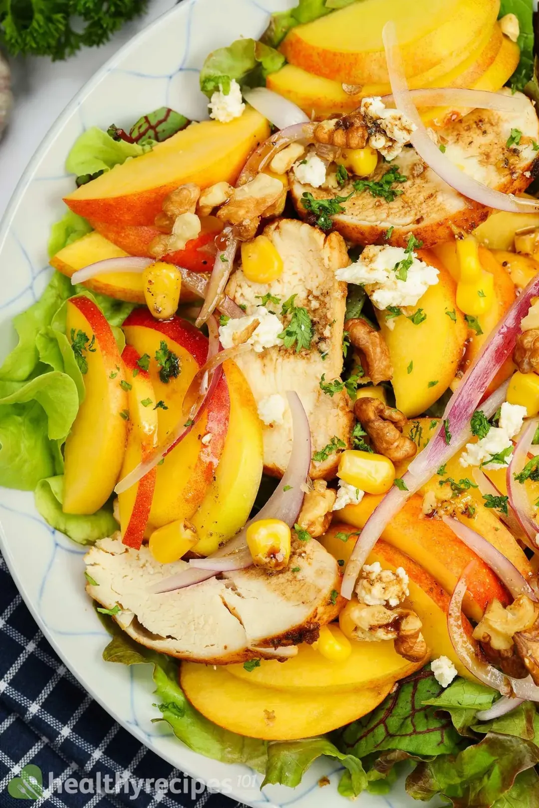 Peach Salad Recipe: Summer Wonders on One Plate