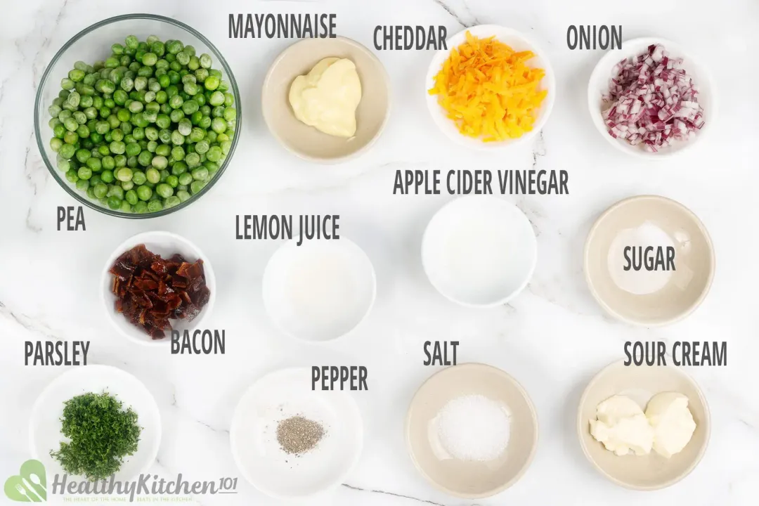 pea salad ingredients