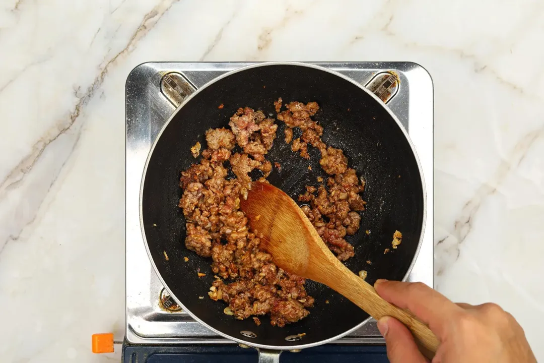 step 1 How to make Cheeseburger Salad