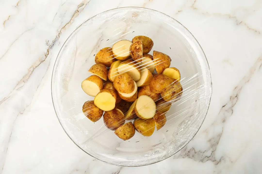 step 1 How to make Warm Potato Salad