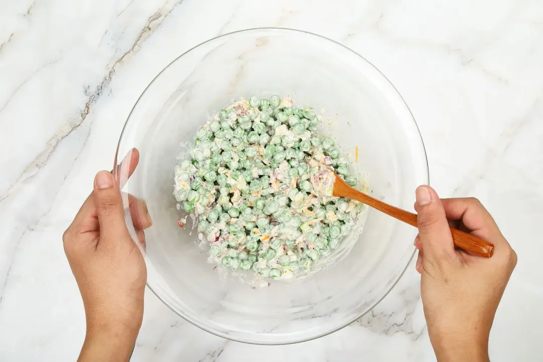 step 3 How to Make Green Pea Salad