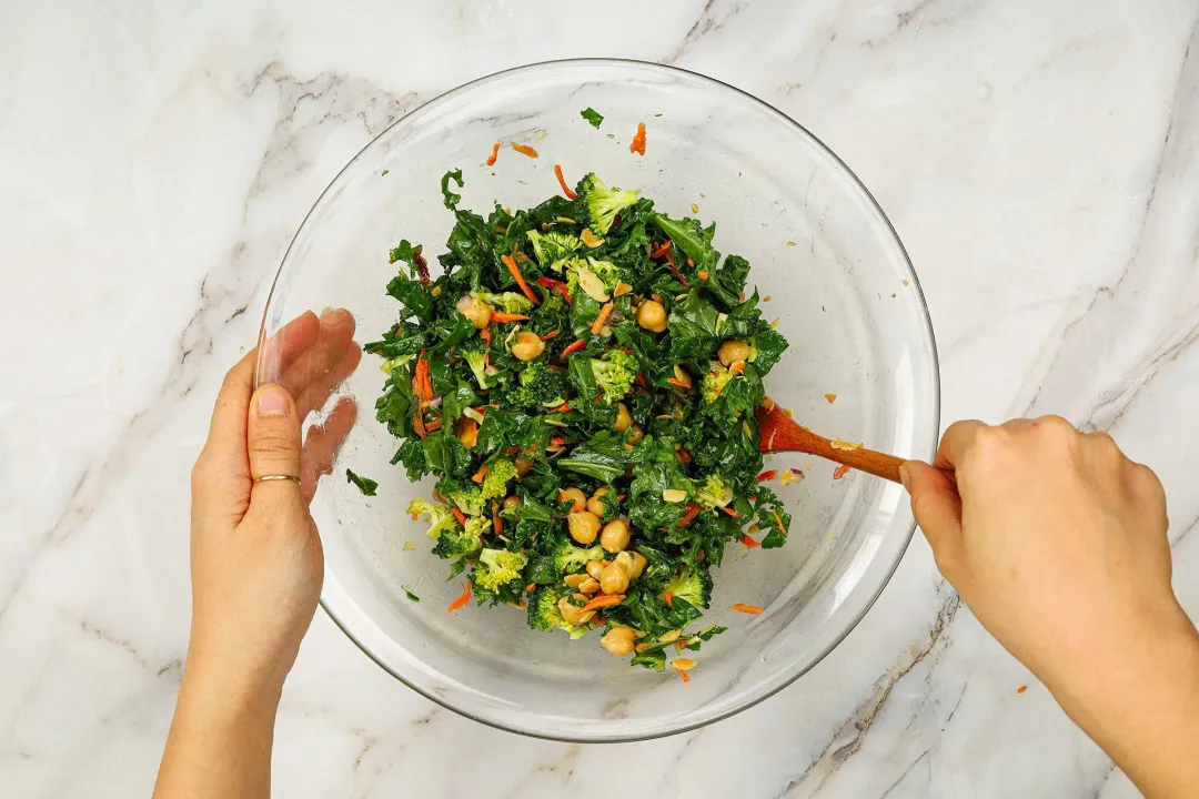 step 3 How to make lemon kale salad