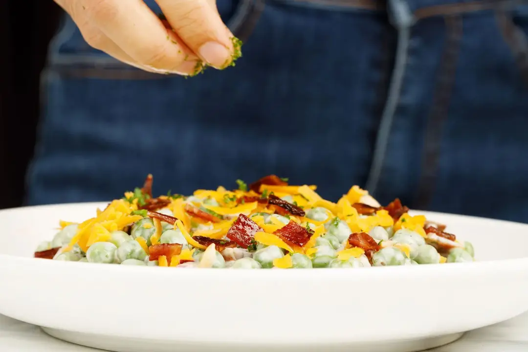 step 4 how to make pea salad