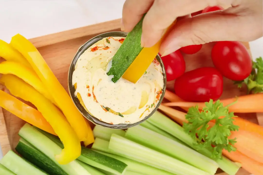 step 4 How to Make Vegetable Dip