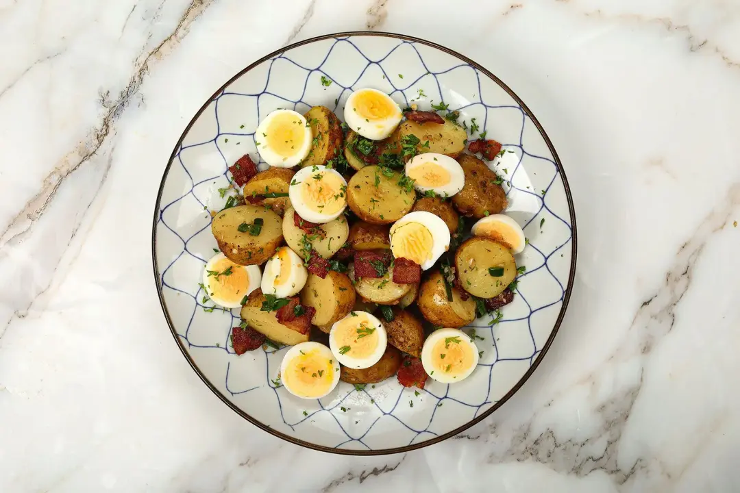 step 5 How to make Warm Potato Salad