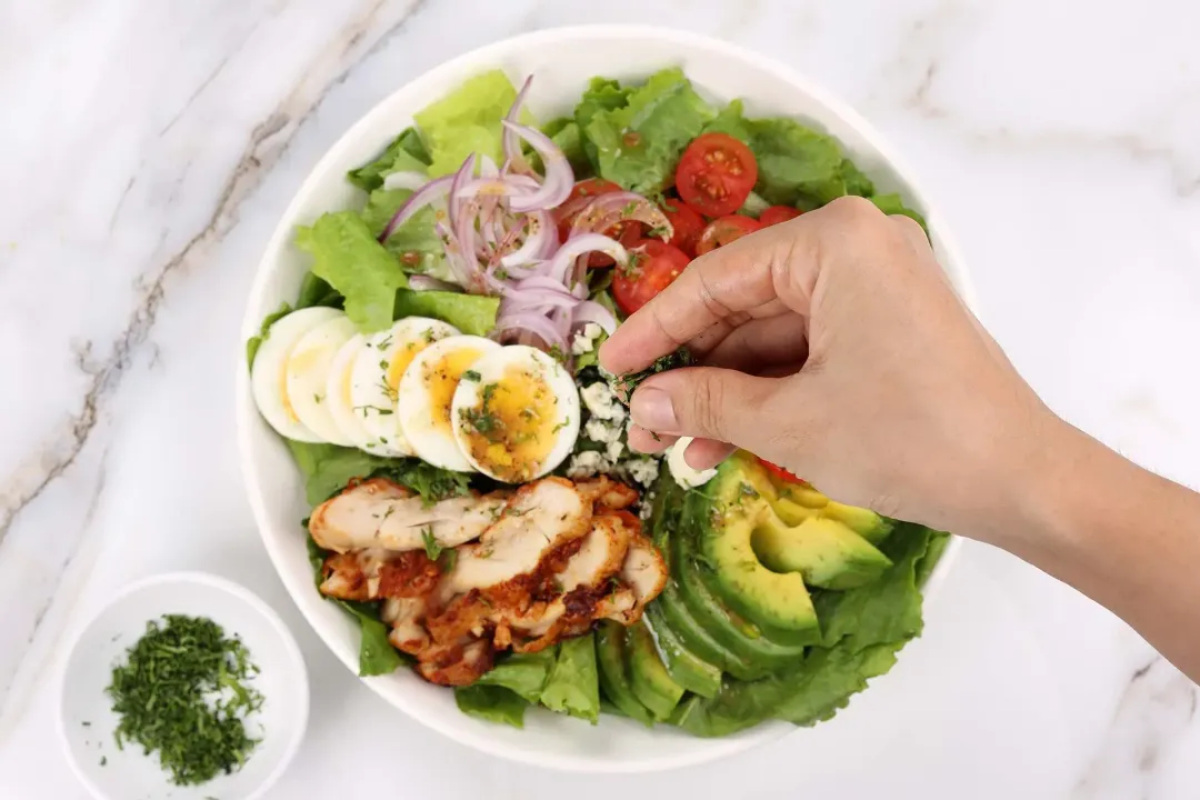 step 6 how to make cobb salad