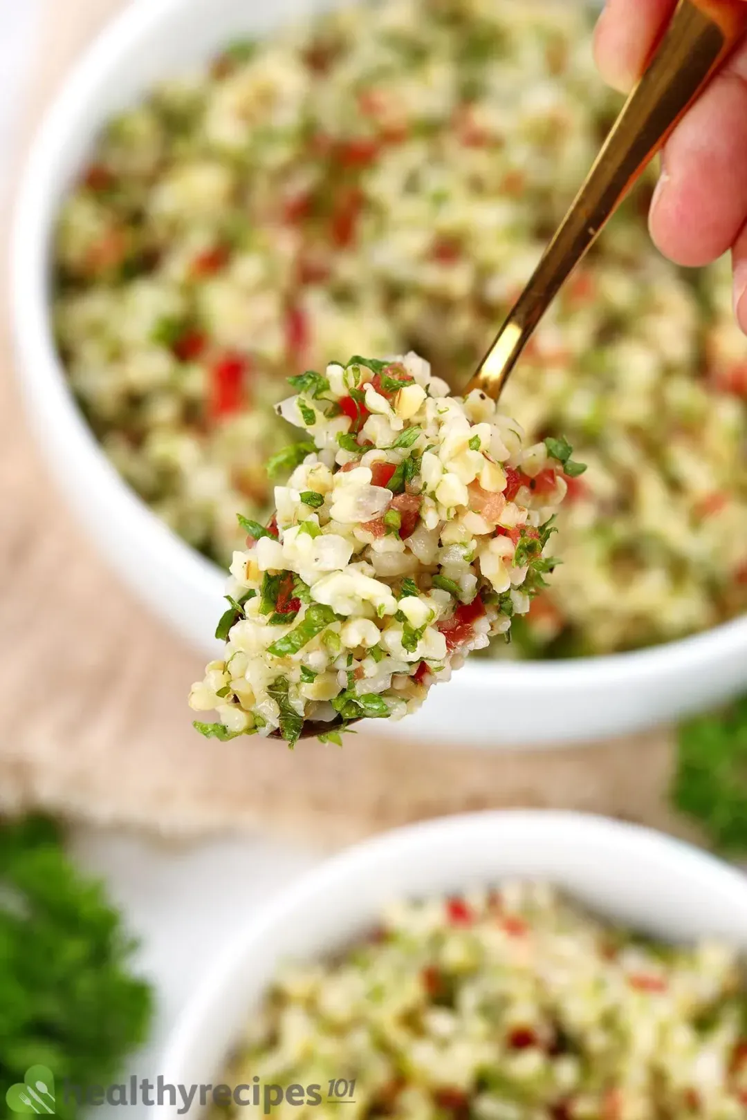 tabbouleh ingredients bulgur