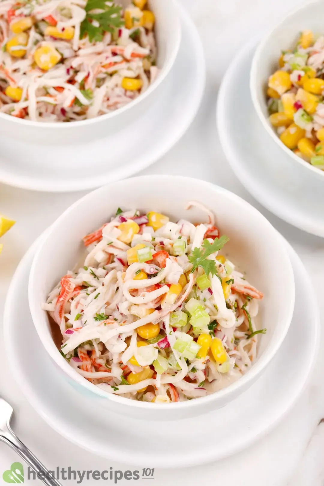 what to eat with crab salad
