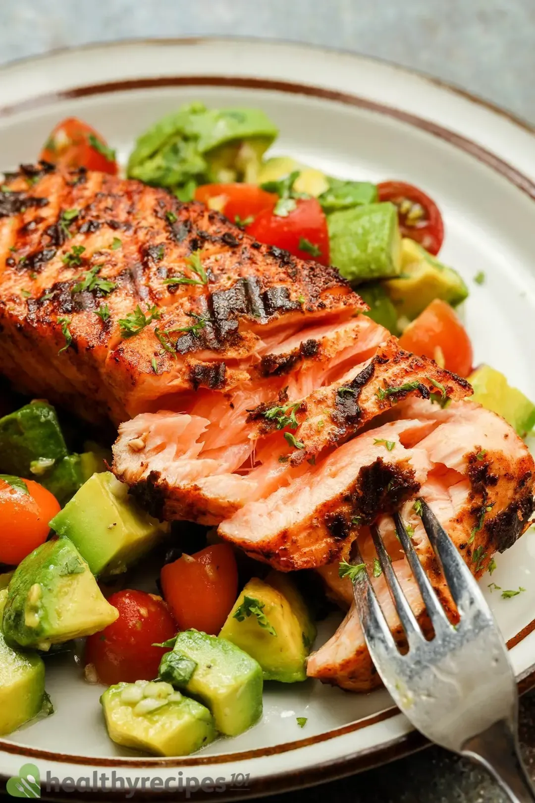 Homemade Salmon avocado recipe