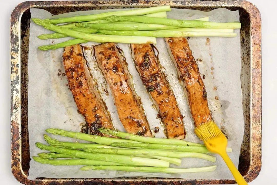 step 6 Brush the salmon and broil again broiled salmon