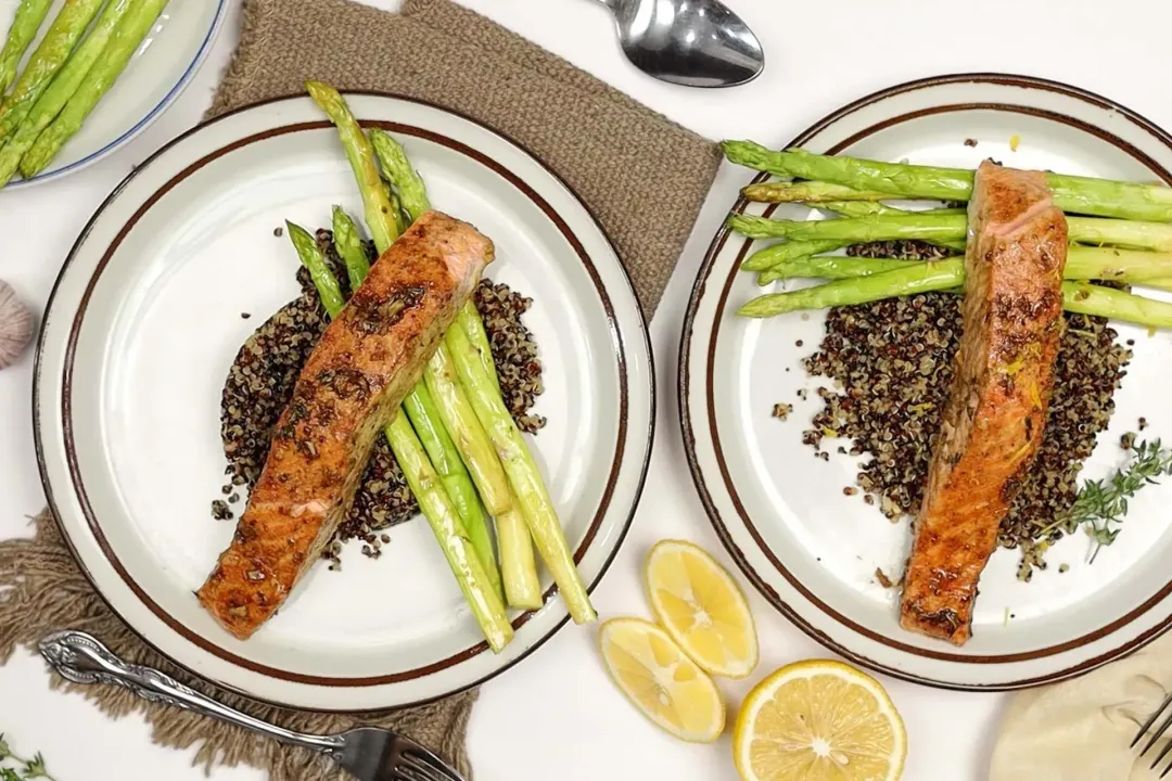 step 7 plate broiled salmon