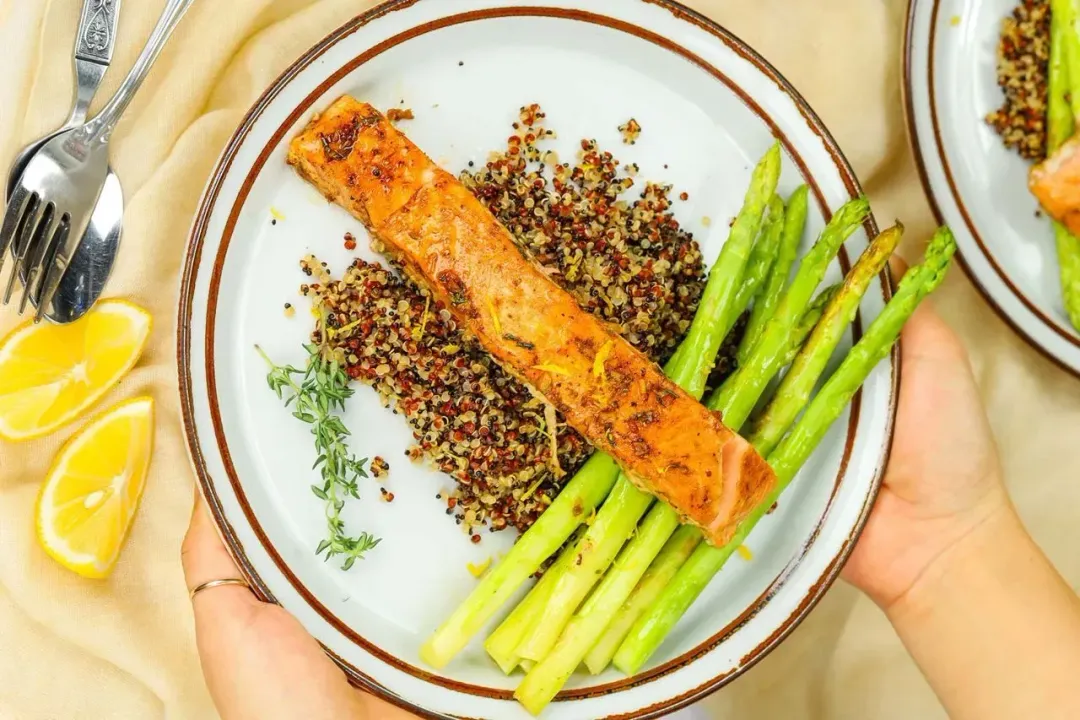 step 8 serve broiled salmon