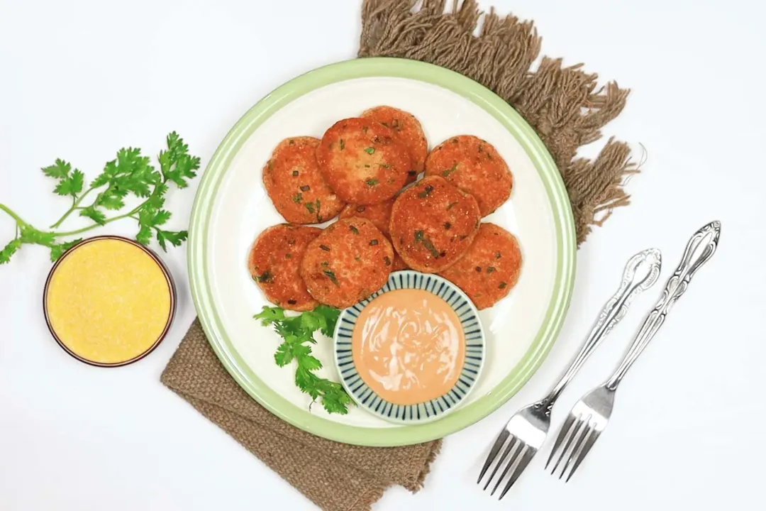 step 9 serve salmon patties