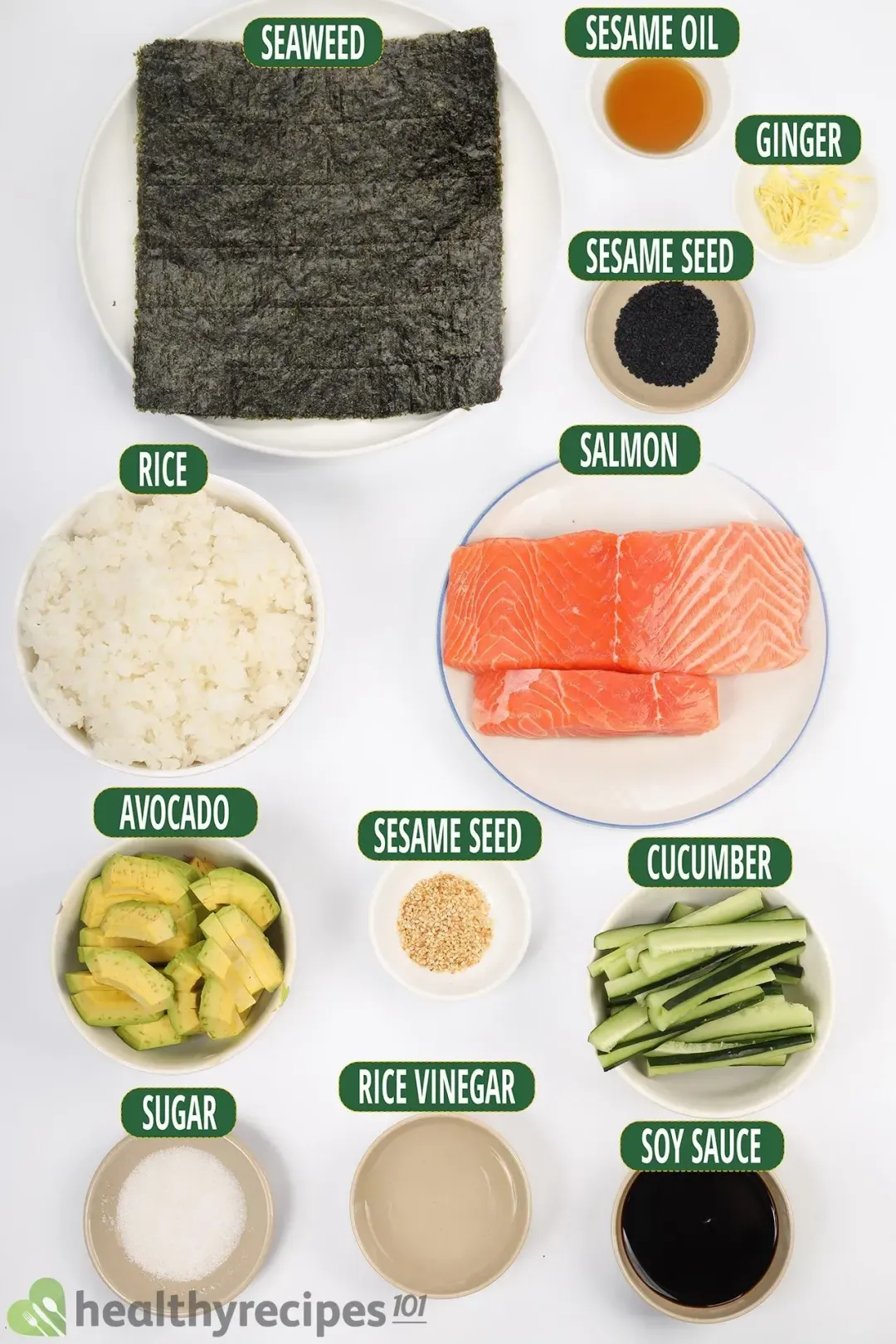 Sushi Roll Ingredients