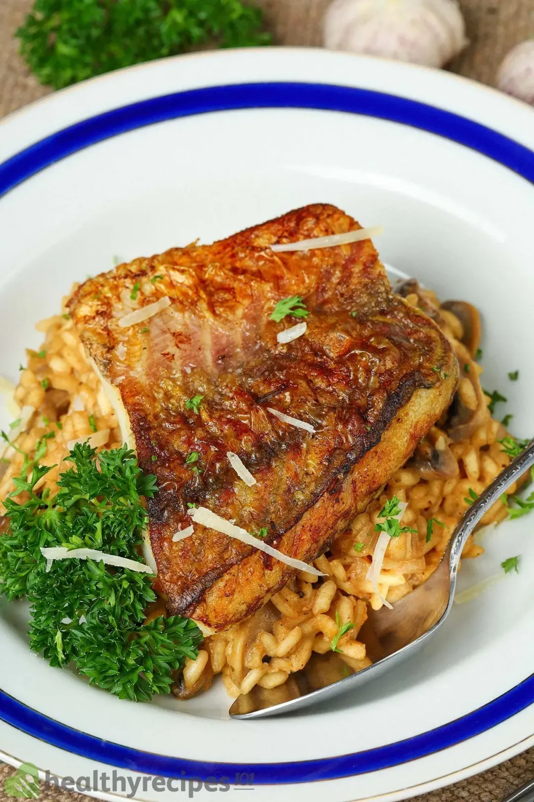 Sea Bass Risotto Recipe