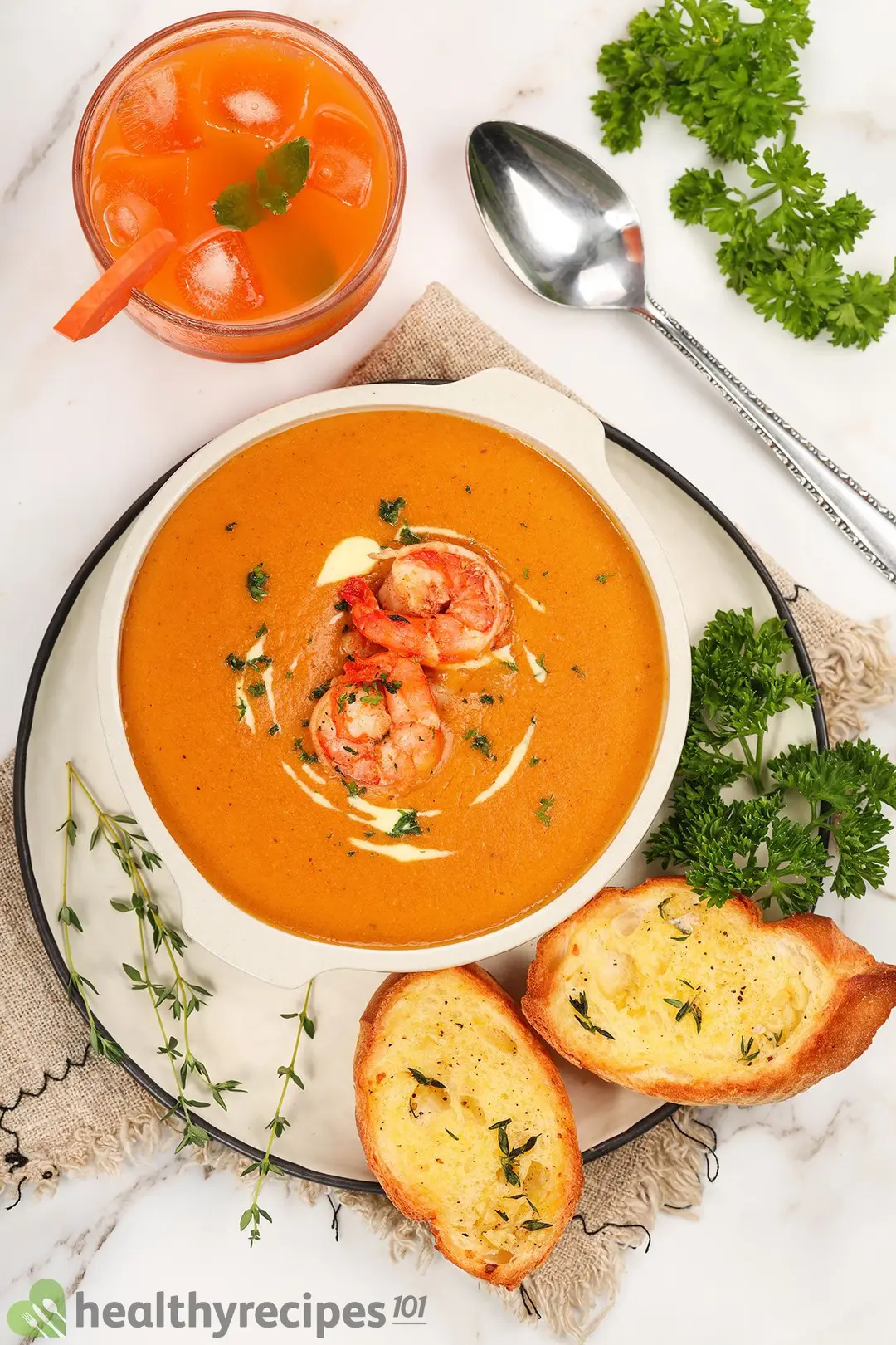 Homemade shrimp bisque recipe