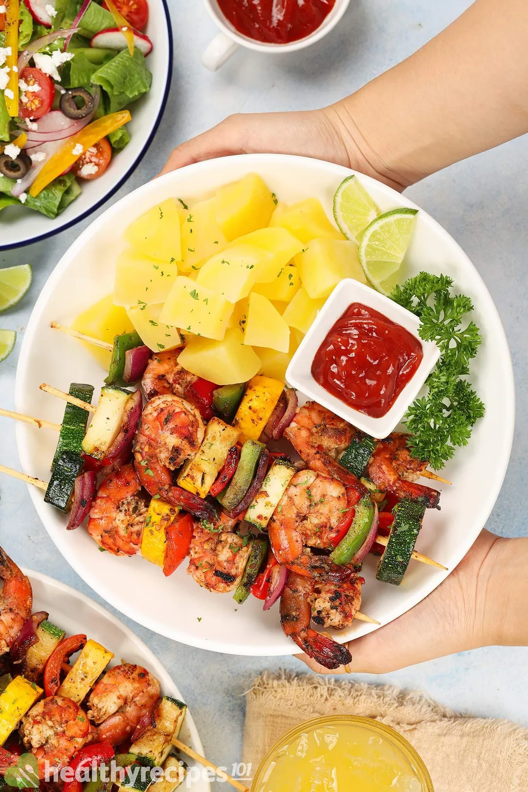 Homemade Shrimp Kabobs Recipe