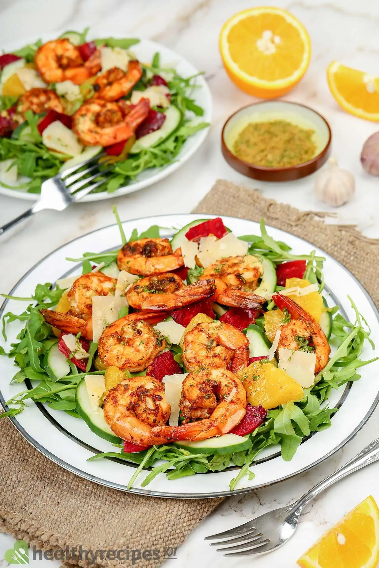 Grilled Shrimp Salad Recipe: A Tasty And Colorful Feast