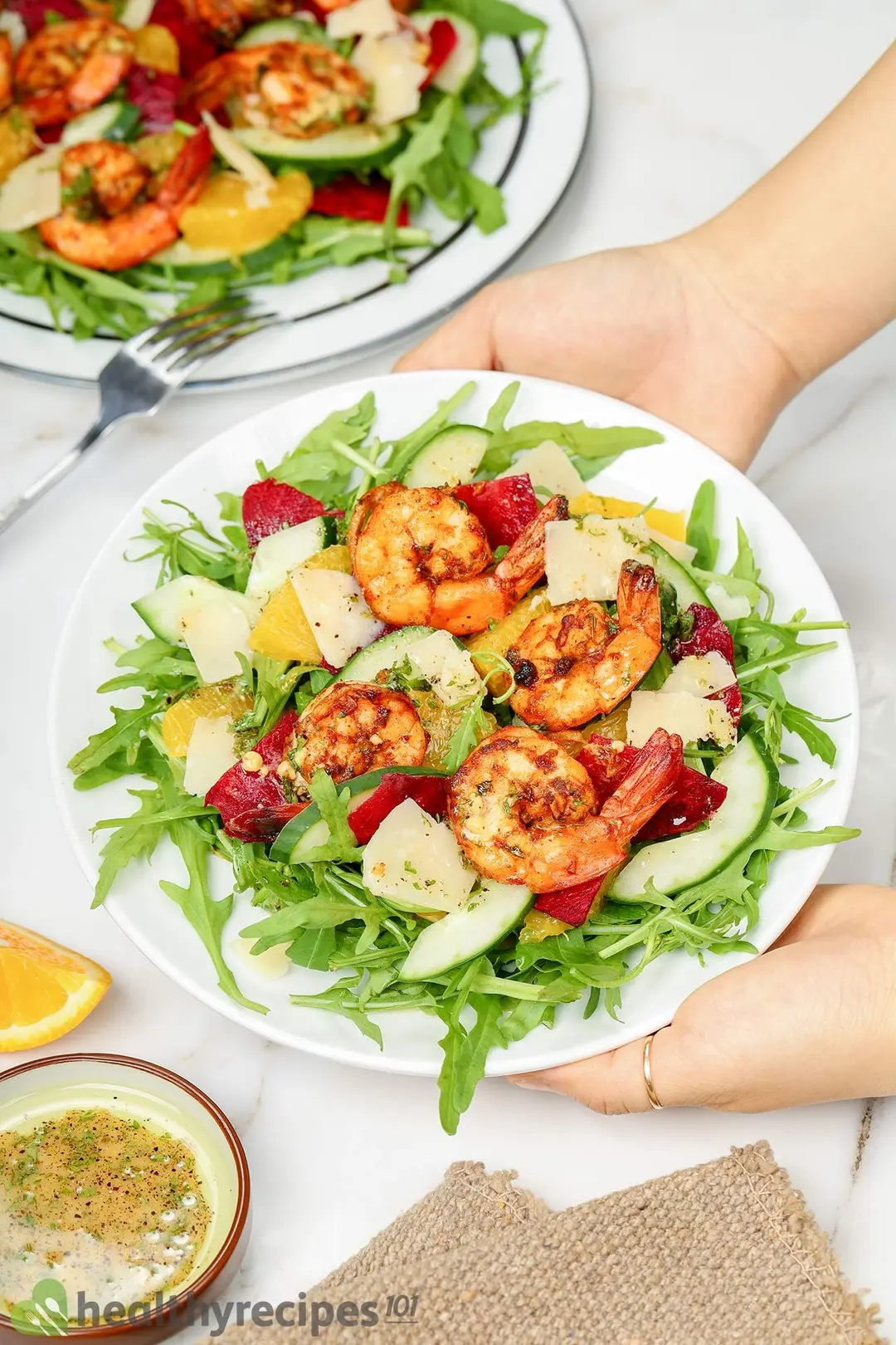 How to Store Leftovers Grilled Shrimp Salad