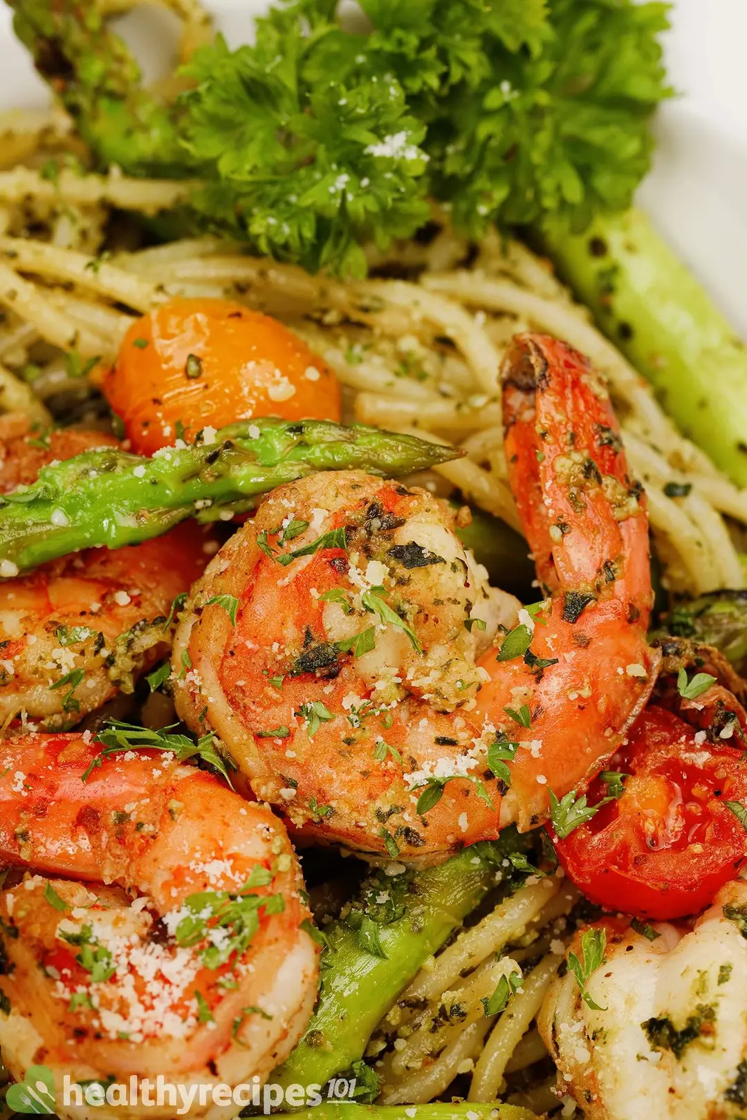 s This Pesto Shrimp Pasta Healthy