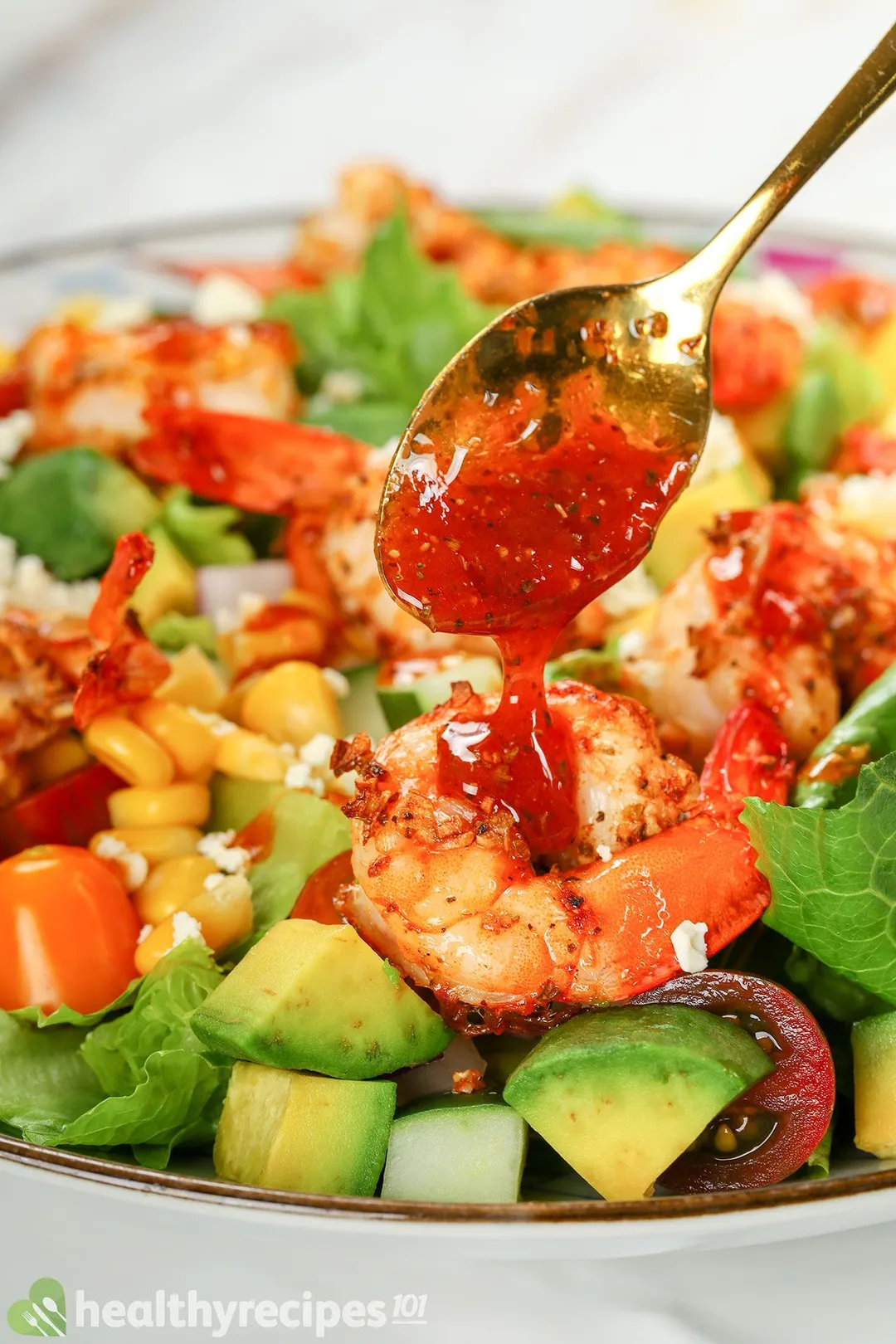 Shrimp Avocado Salad Ingredients For the Dressing
