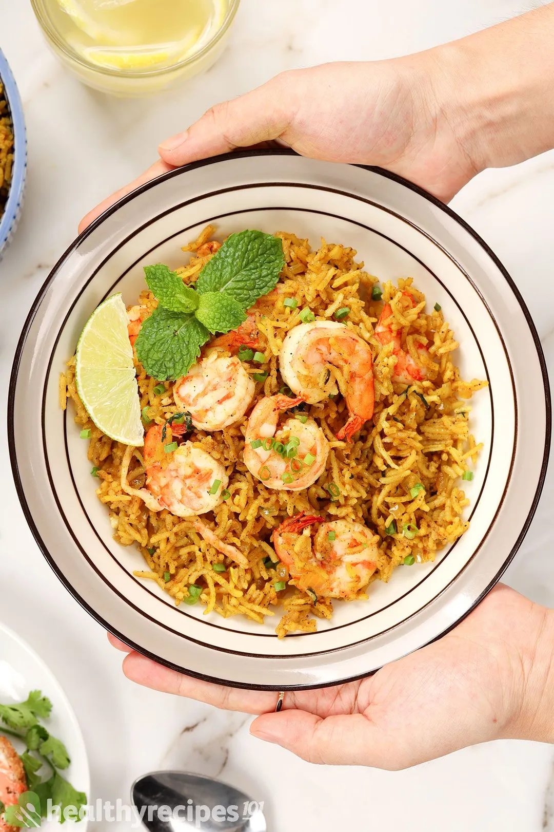 Shrimp Biryani Ingredients