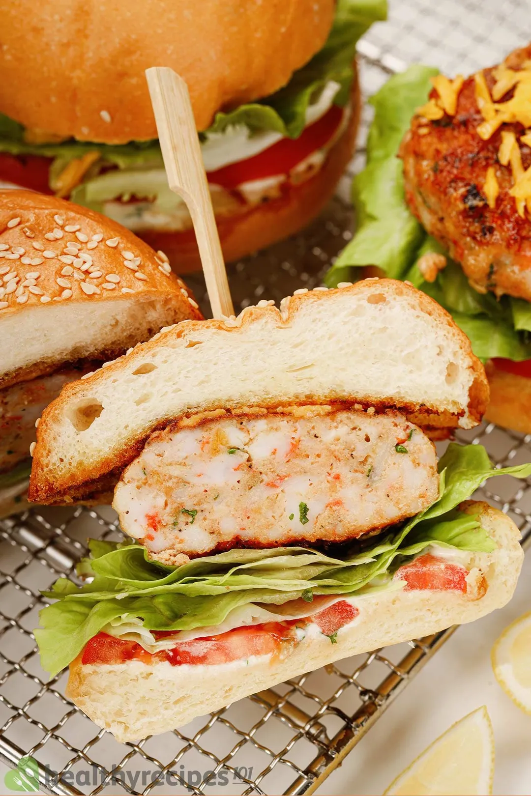 Shrimp Burger recipe