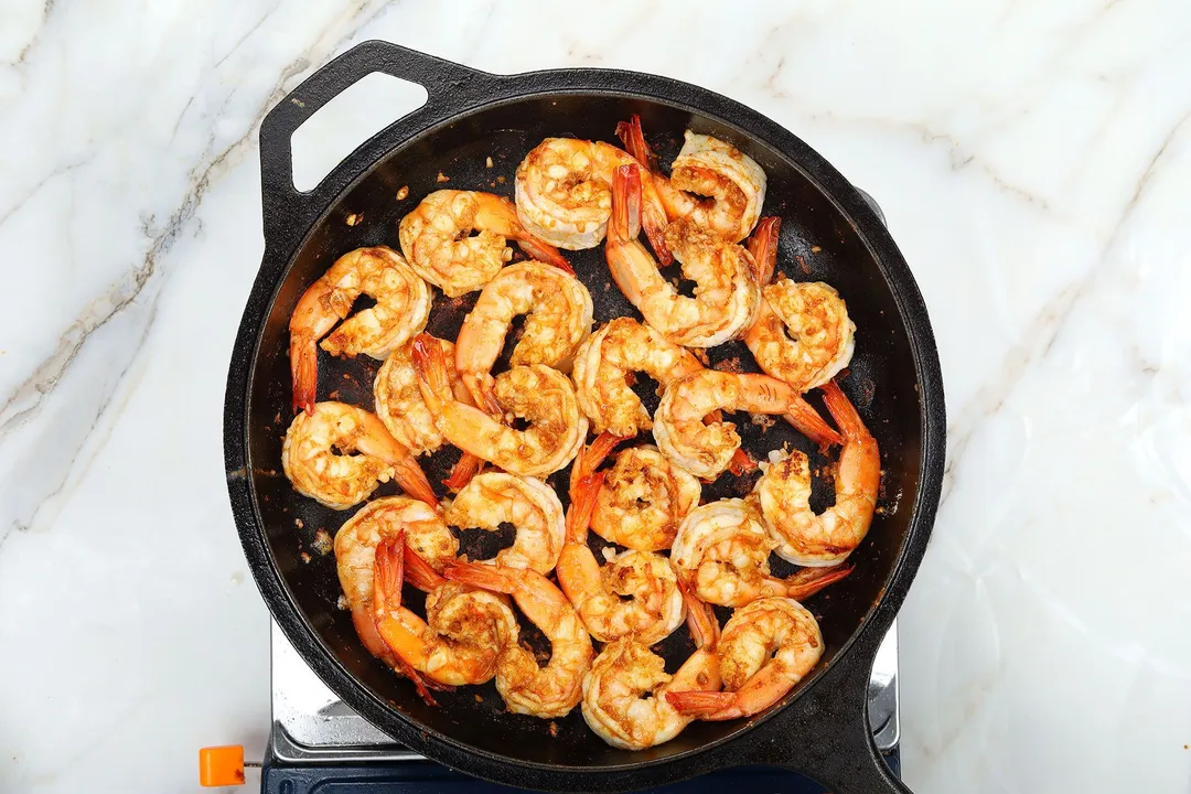 step 2 How to make shrimp fajitas