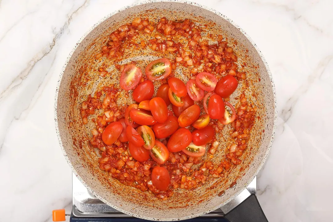 step 3 How to make shrimp fra diavolo