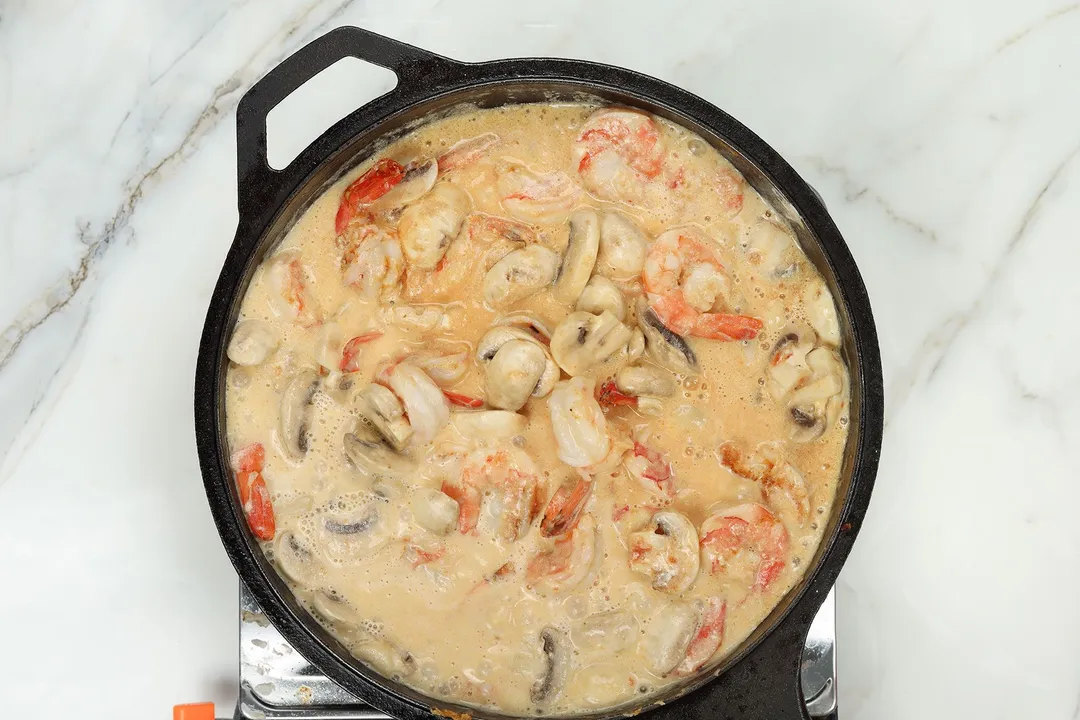 step 3 How to make shrimp newburg