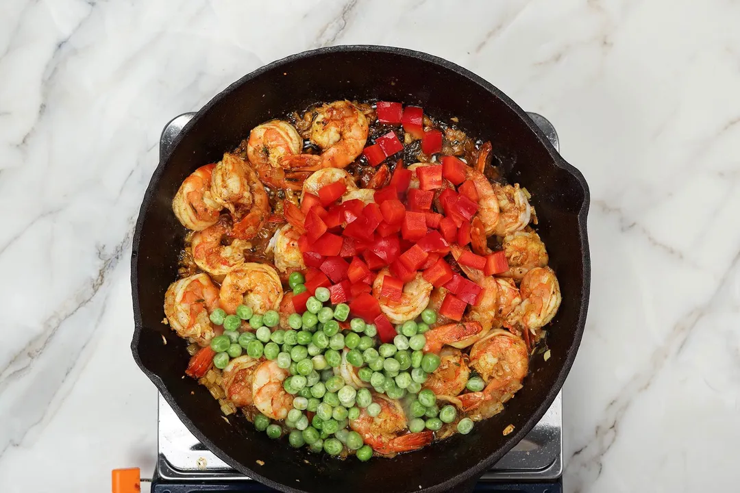 step 3 How to make shrimp paella