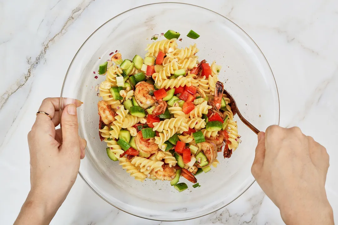 step 3 How to Make Shrimp Pasta Salad