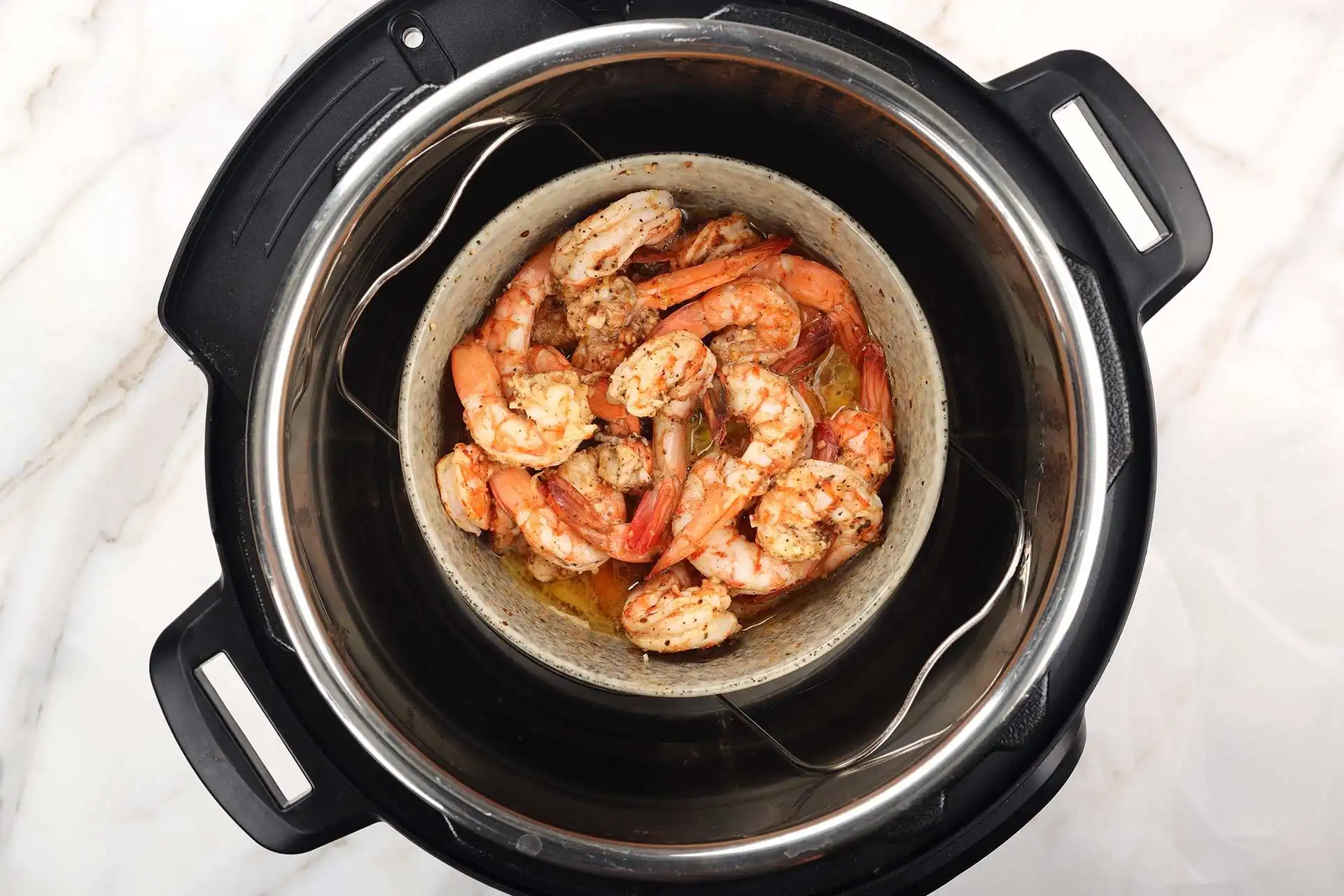 Frozen shrimp in instant pot hot sale