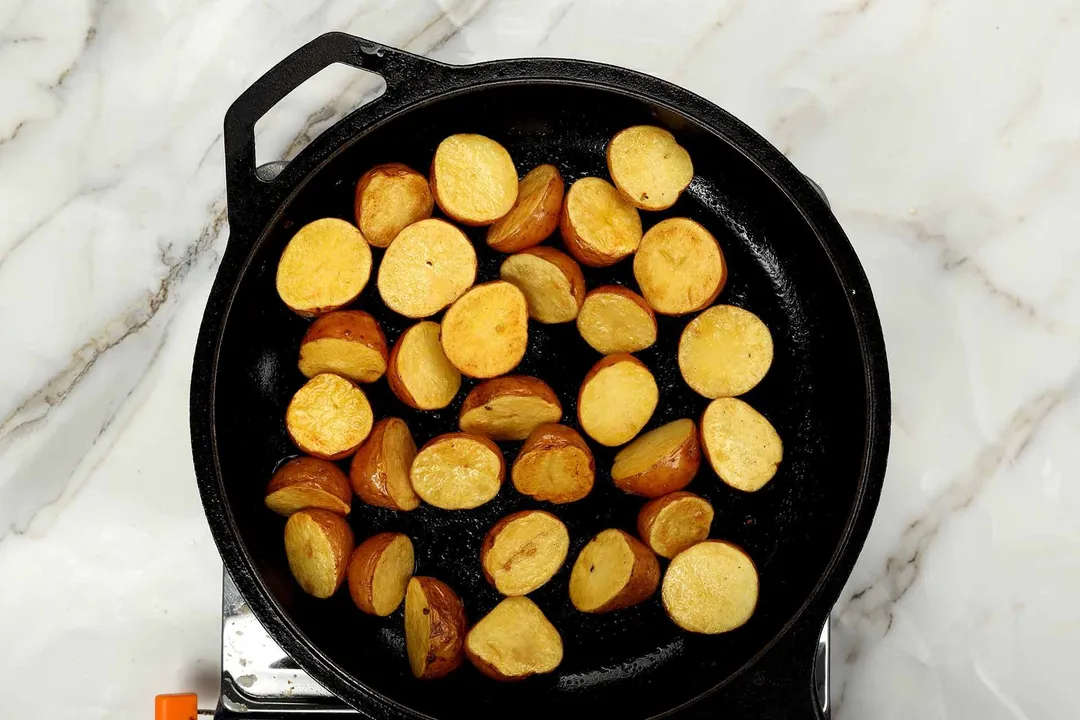 step 4 How to make pan seared shrimp