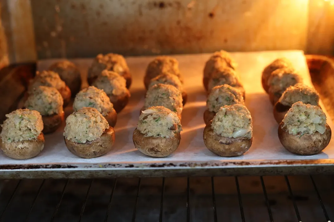 step 5 How to make Shrimp stuffed mushrooms