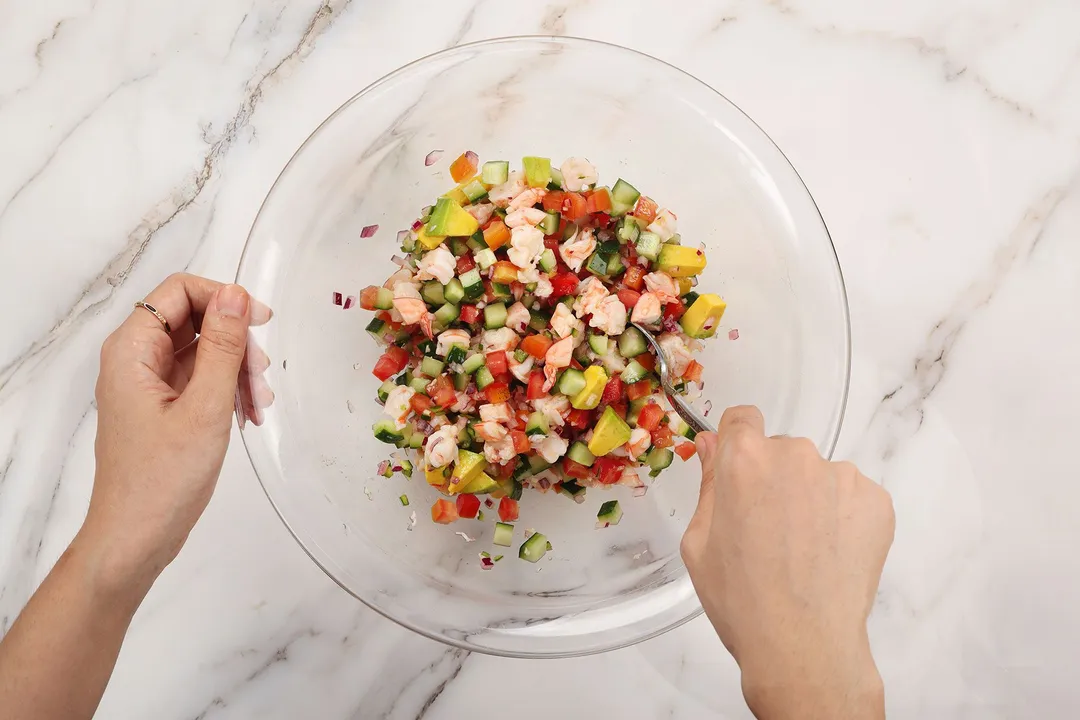 step 6 How to make shrimp ceviche