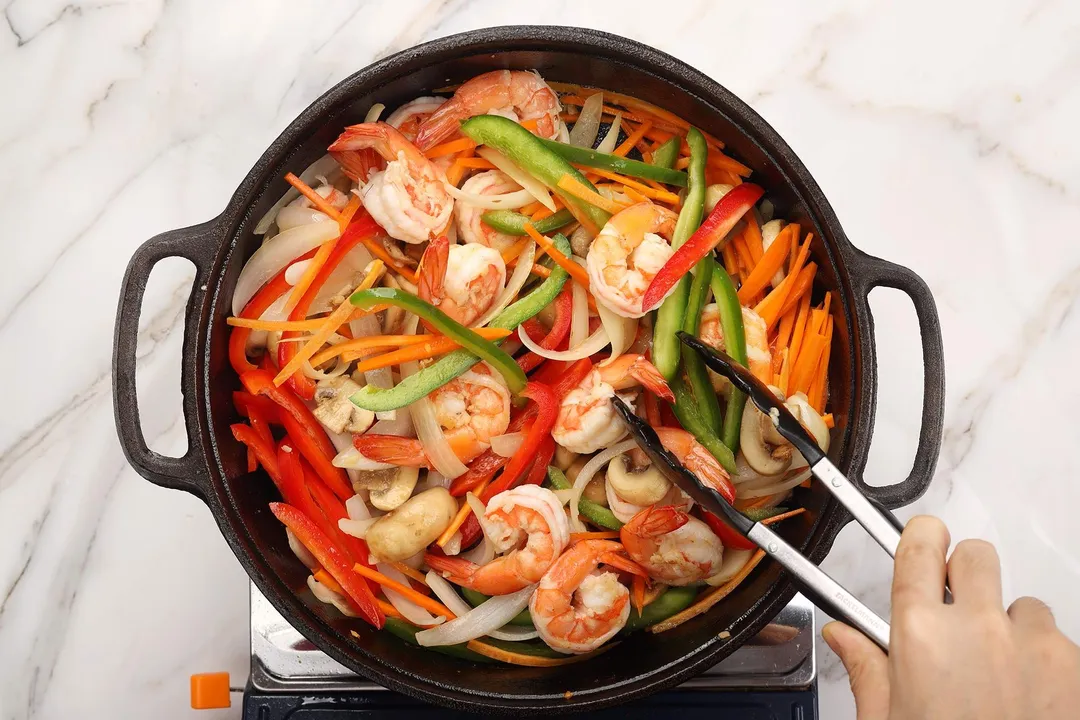 step 6 How to Make Shrimp Lo Mein