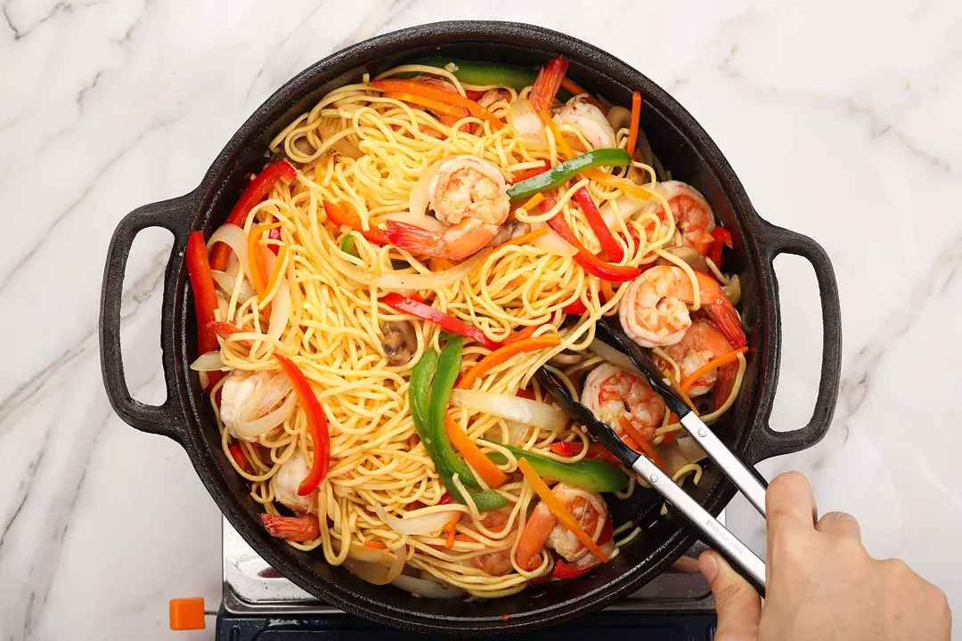 step 7 How to Make Shrimp Lo Mein